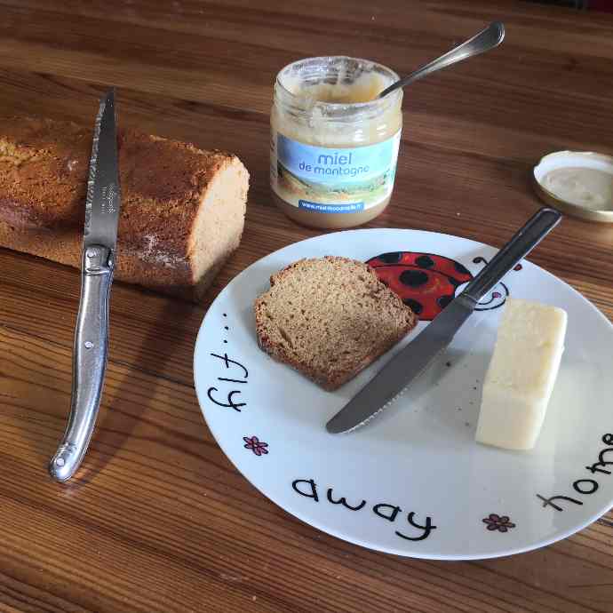 pain d'épice et miel de montagne bio
