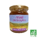 Miel de bruyère Bio origine France - pot de 250 g