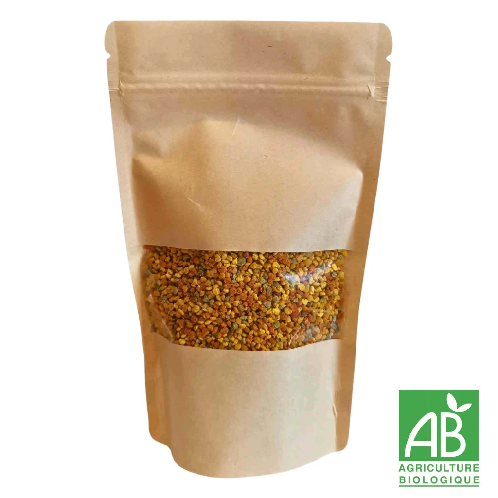 Pollen de fleurs bio origine France - sachet de 100 g