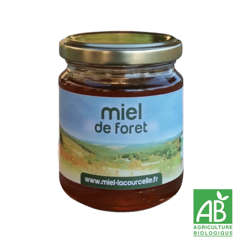 [FORET250] Miel de forêt Bio origine France - pot de 250 g