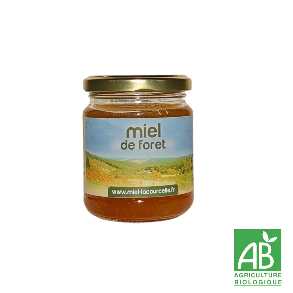 Miel de forêt Bio origine France - pot de 250 g