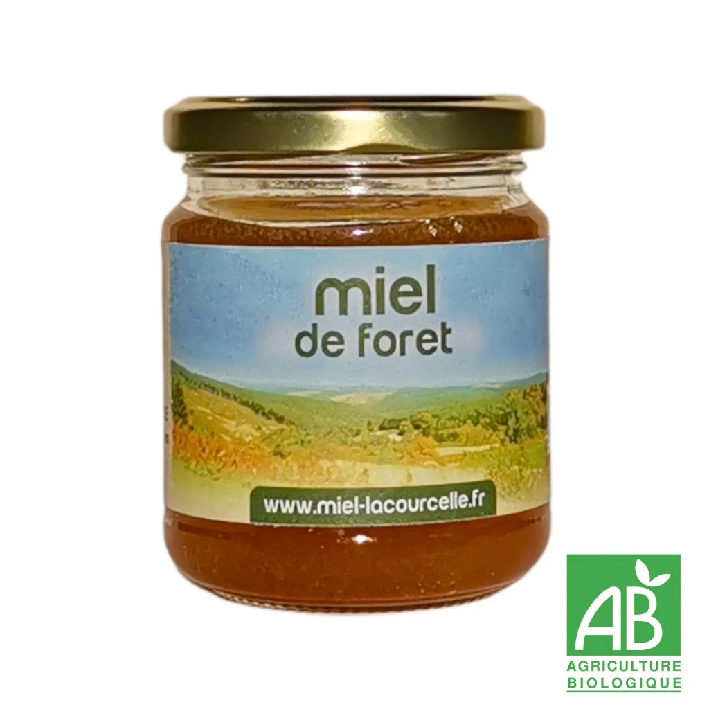 [FORET250] Miel de forêt Bio origine France - pot de 250 g