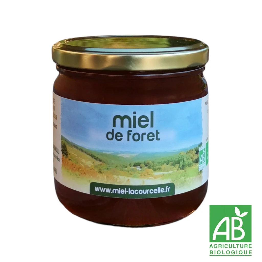 [FORET500] Miel de forêt Bio origine France - pot de 500 g