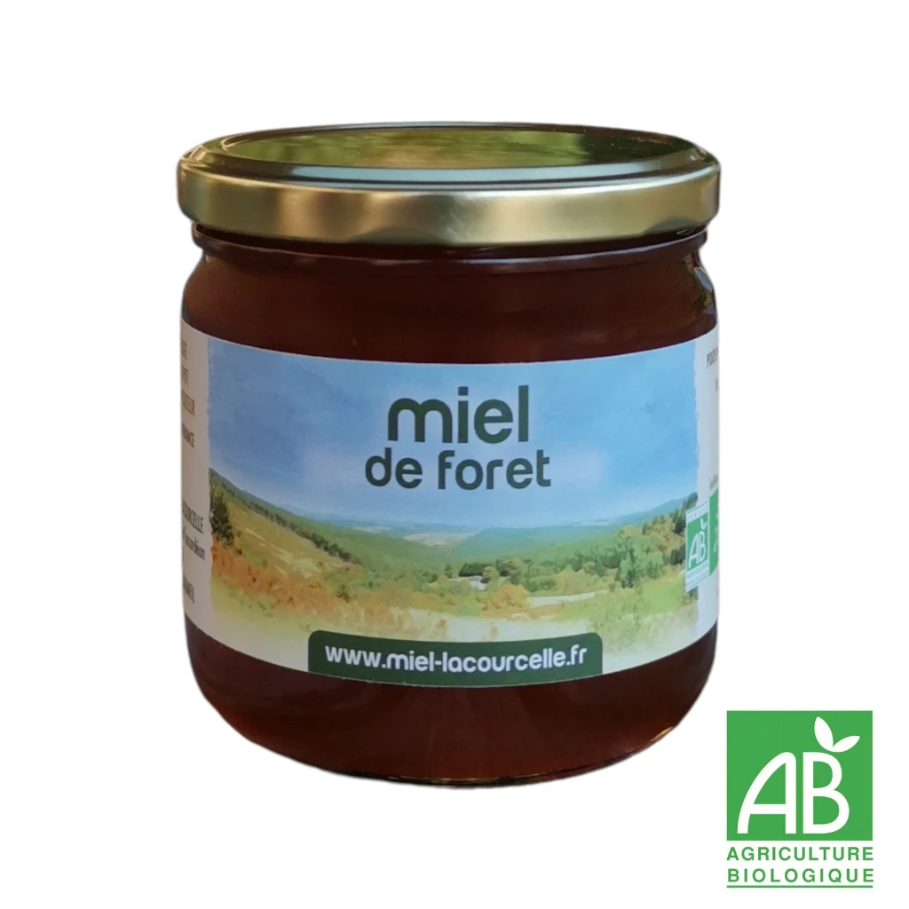Miel de forêt Bio origine France - pot de 500 g