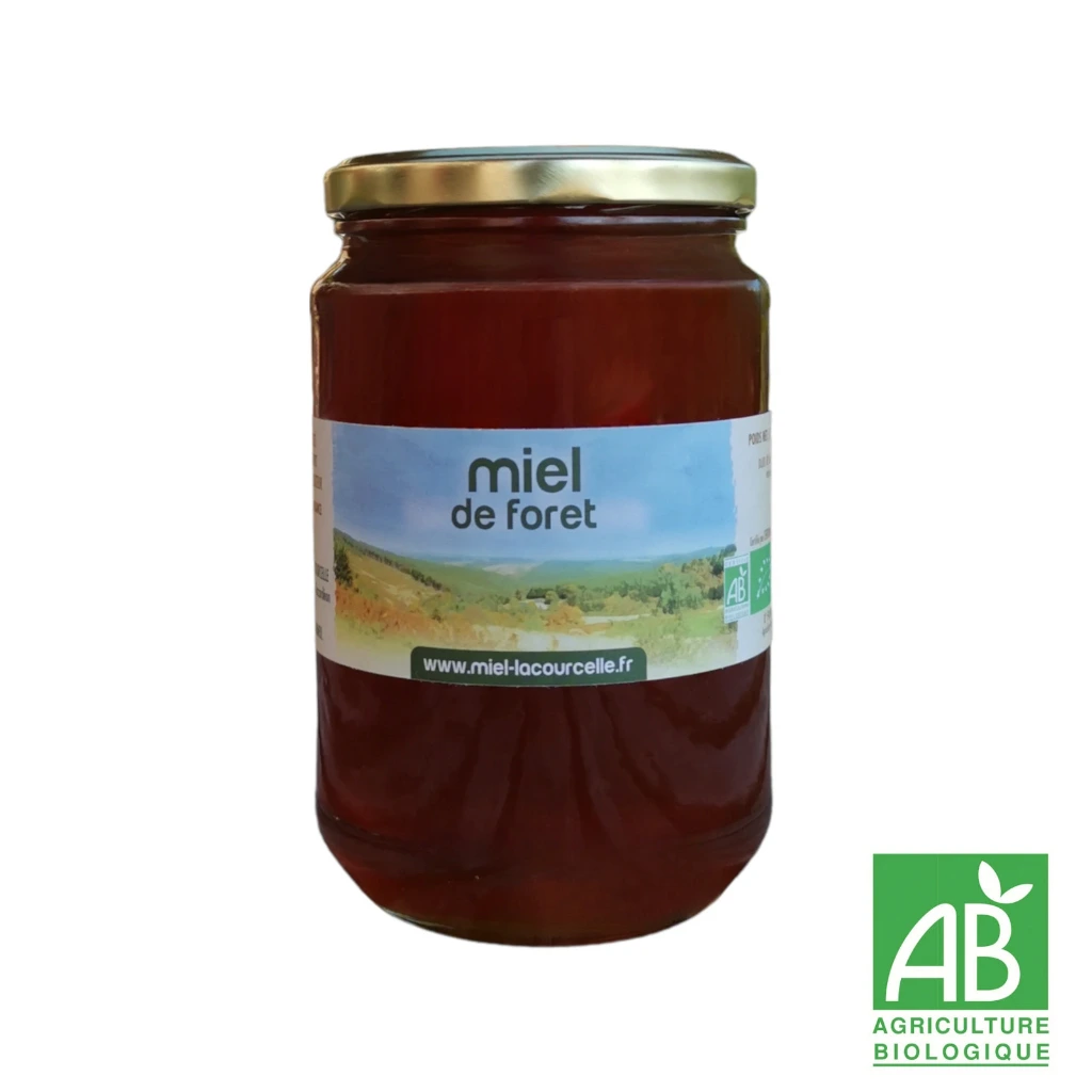 Miel de forêt Bio origine France - pot de 1 kg