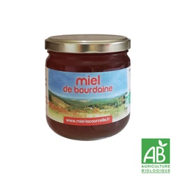 [BOURD500] Miel de bourdaine Bio origine France - pot de 500 g