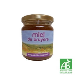 [BRUY250] Miel de bruyère Bio origine France - pot de 250 g