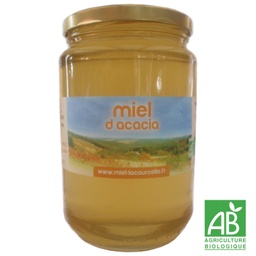 [ACACIA1000] Miel d'acacia Bio - pot de 1 kg