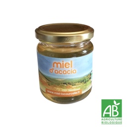 [ACACIA250] Miel d'acacia Bio origine France - pot de 250 g