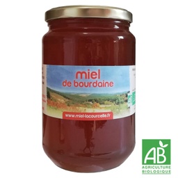[BOURD1000] Miel de bourdaine Bio origine France - pot de 1 kg